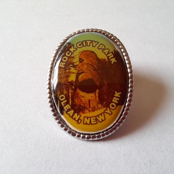 Vintage Souvenir Pin Rock City Park Olean New York USA Travel Gift - Picture 8 of 9